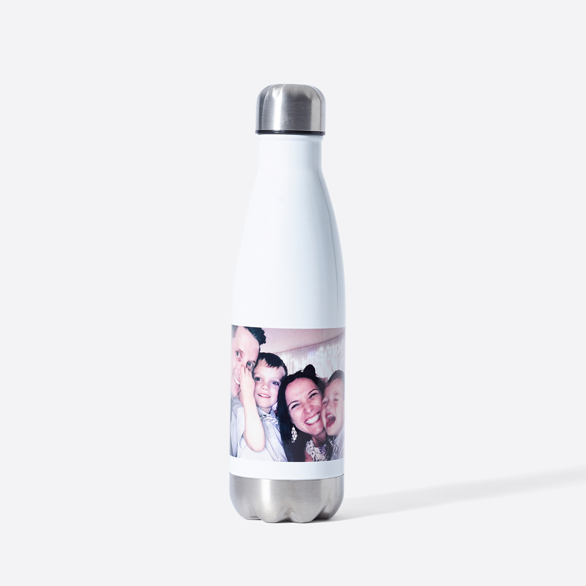 An image of Personalised 500Ml Water Bottle | 500Ml (26" x 7cm) | By Truprint
